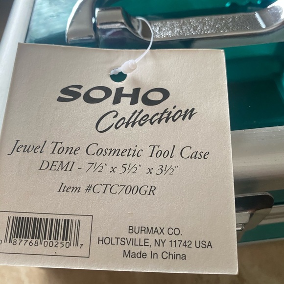 Makeup jewelry tool case teal - Picture 2 of 6